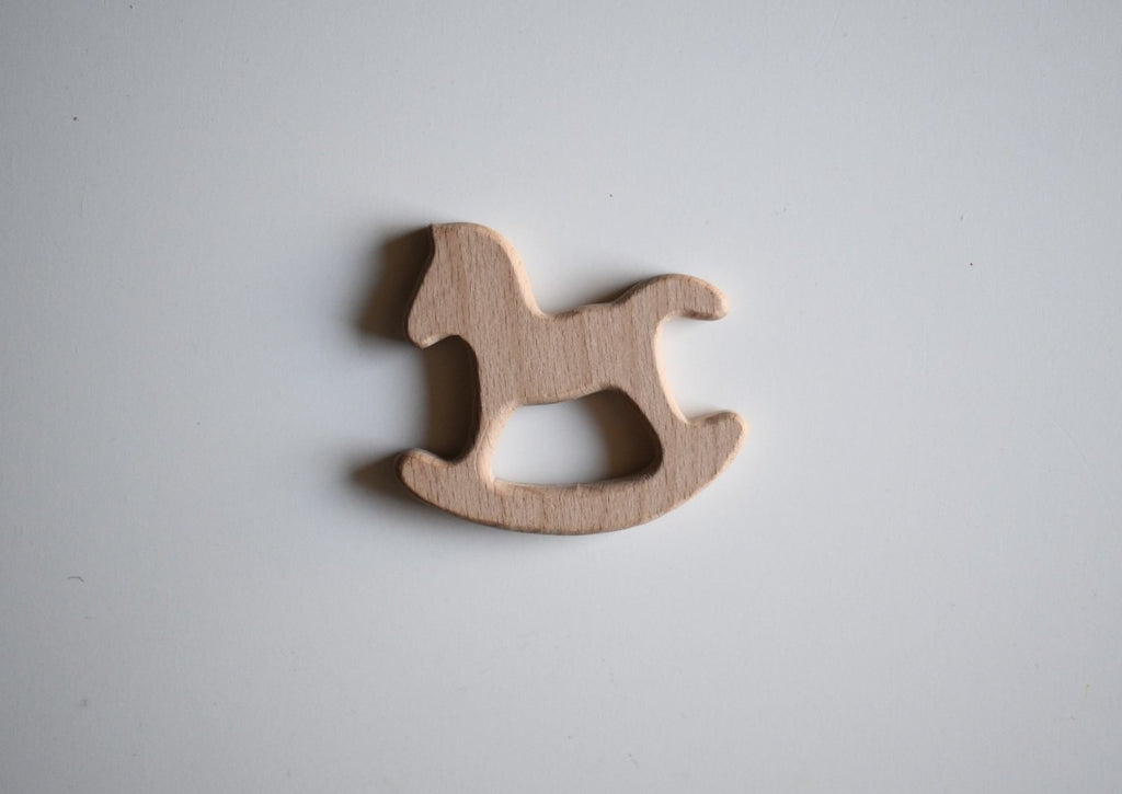 Teether- Wooden Rocking Horse