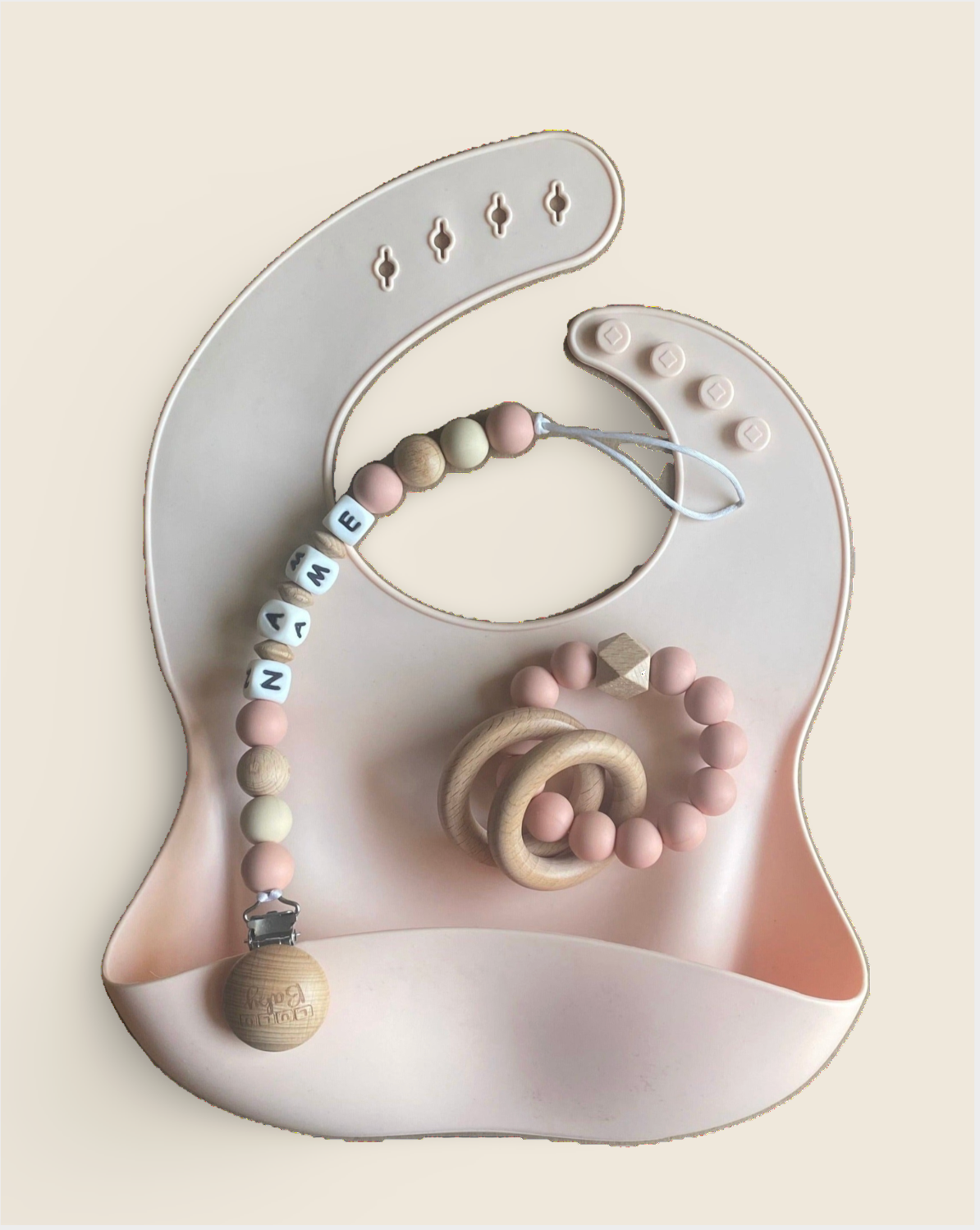 Bundle: Blush Teether Rattle