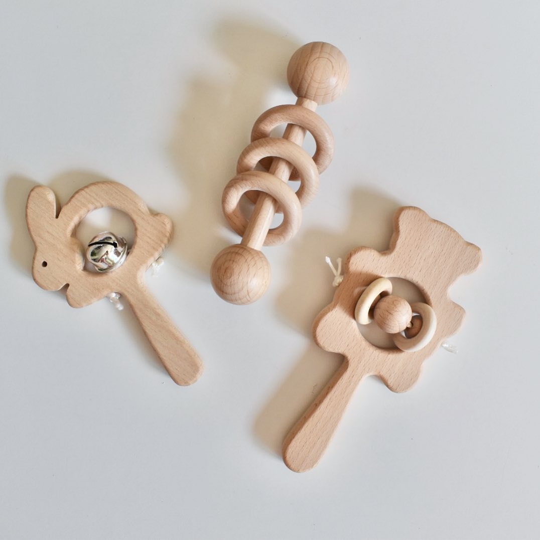 Wooden Rattles